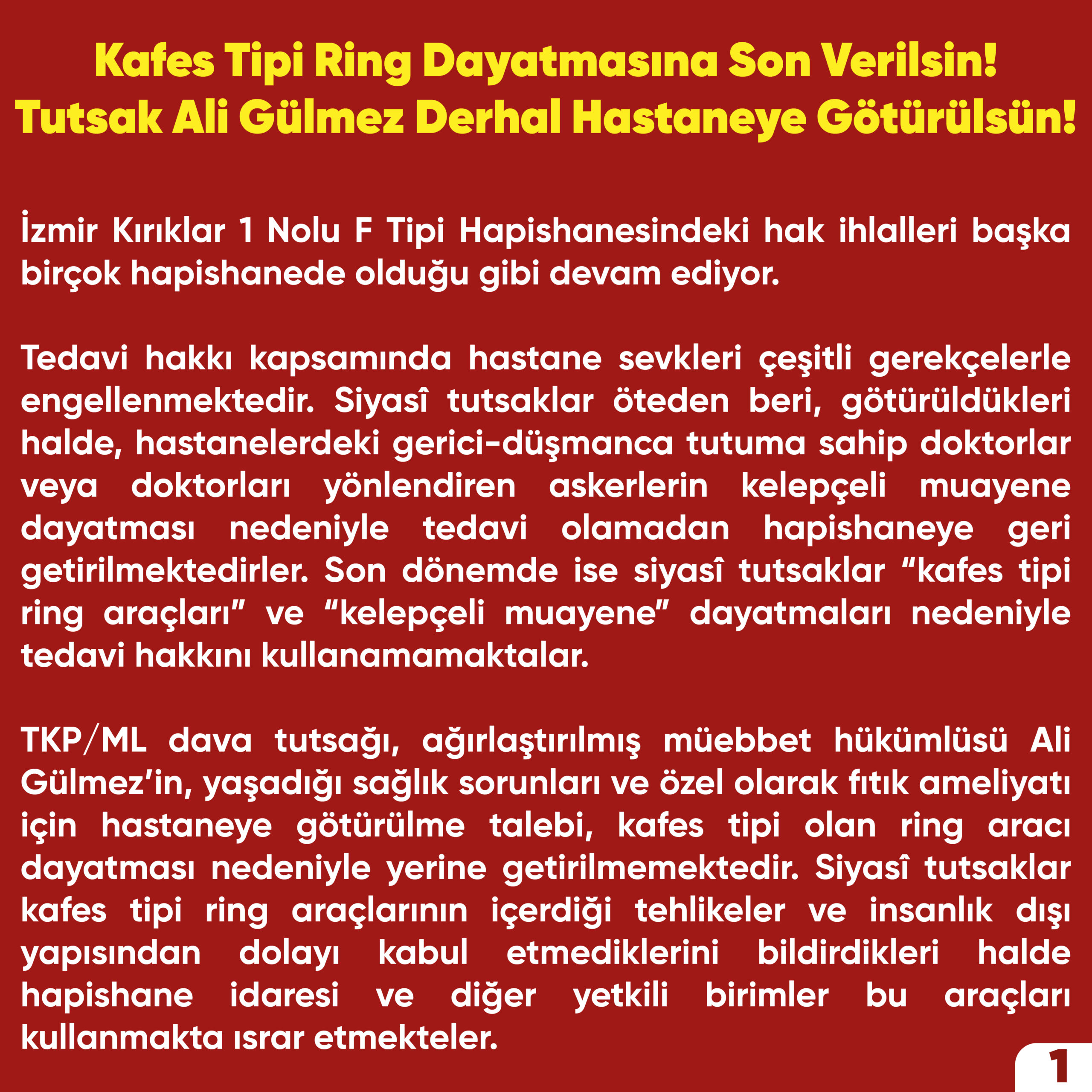 Kafes tipi ring açıklama